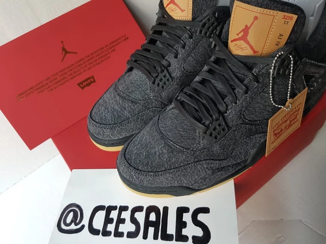 nike air jordan 4 levis black