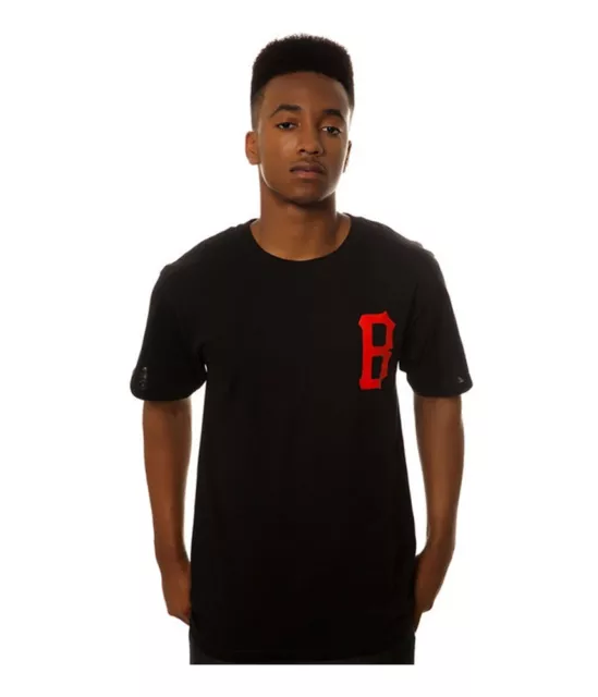 Black Scale Mens The B Logo Graphic T-Shirt, Black, Small