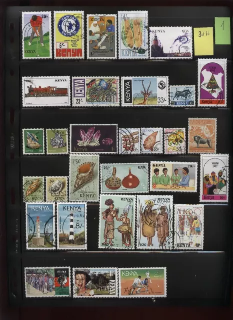 Faszination Afrika  schöne Auswahl aus Kenya ,  Lot 1 ,  31 Stück,  Top