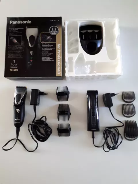 Haarschneider Set: Panasonic ER 1611 K in OVP, Babyliss WTech Titanium, Zubehör