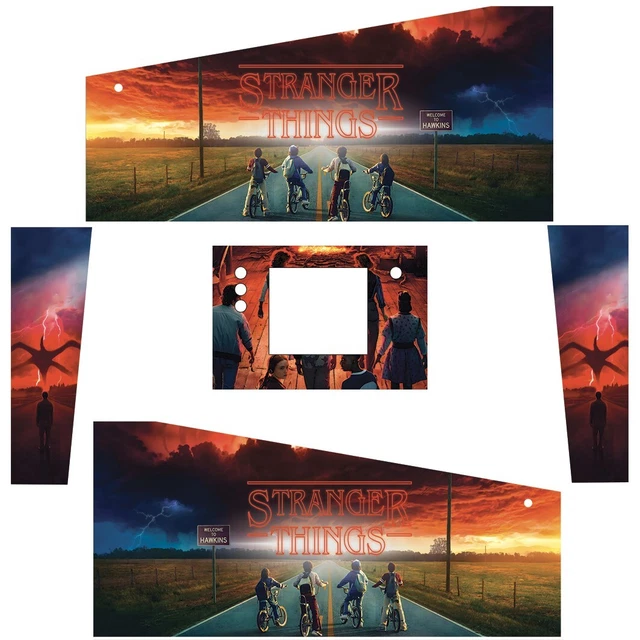 Stickers Stranger Things Pour Flipper / Pinball - Autocollants Personnalisés