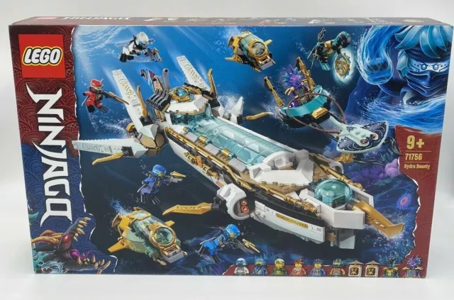 LEGO 71756 NINJAGO Wassersegler Hydro Bounty  Neu Ungeöffnet Blitzversand