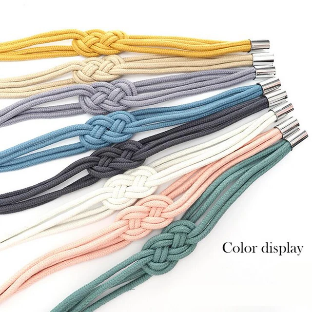 1Pair Curtain Tie Backs Magnetic Rope Buckle Holder Tieback Clips Home Window 2