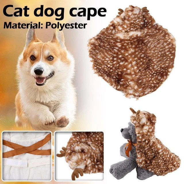 Katzenhund Haustier Cape Witzige Transformation Kleidung Winter Warmes P5C7 2