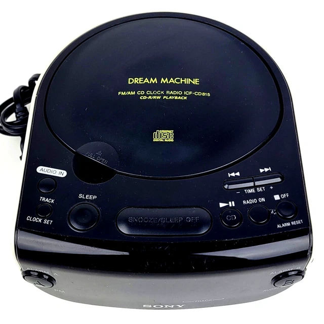 SONY DREAM MACHINE ICFCD815 Alarm Clock Radio Tested * Read