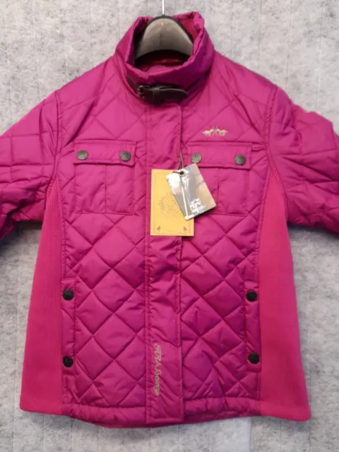 HV Polo jacket ladies Jenn quilted in magenta