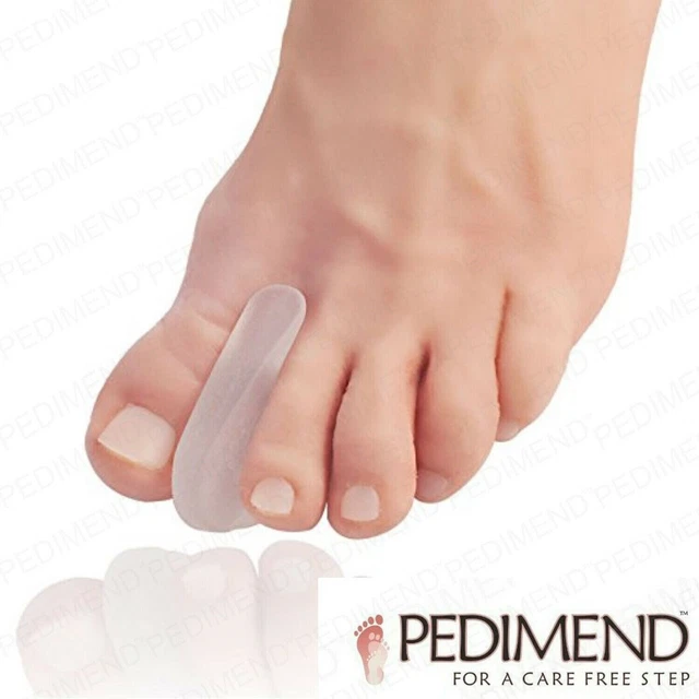 PEDIMEND Allineatore dita, Distanziatore, Separatore, Diffusore, Correttore Gel di Silicone-1COPPIA