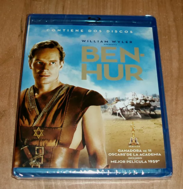 Ben-Hur 2 Blu-Ray Neuf Scellé Drama Action Charlton Heston (Sans Ouvrir) R2