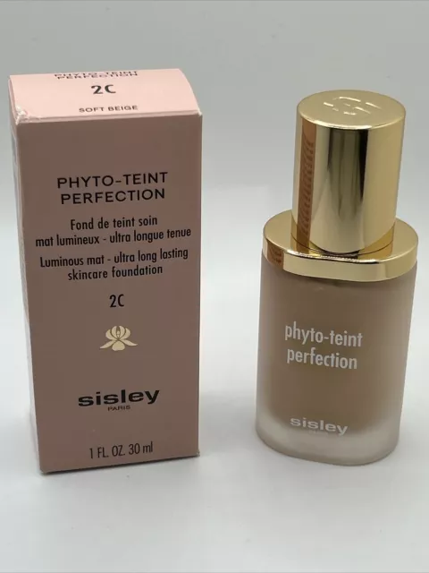 Sisley Phyto-Teint Perfection -2C Soft Beige-Liquid Foundation 30ml  (READ)