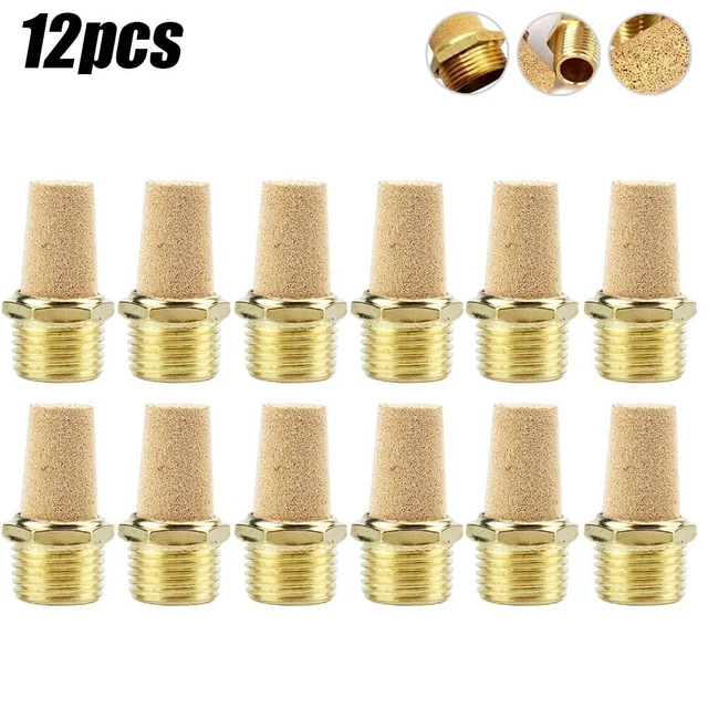 Soupape D'Air Silencieux Pneumatique Silencieux 12 Pièce Extérieur Cuivre