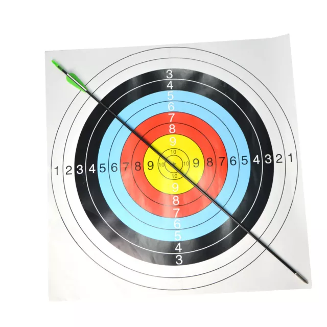 10pcs 60×60cm Target Paper Shooting Archery Face Spot Bow Bullseye Practice Hunt 3