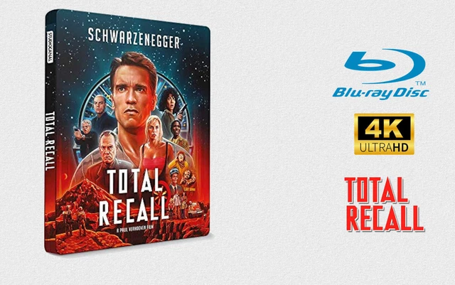 4K - BLU Ray Steelbook - Total Recall Arnold Schwarzenegger - Neu & OVP ...