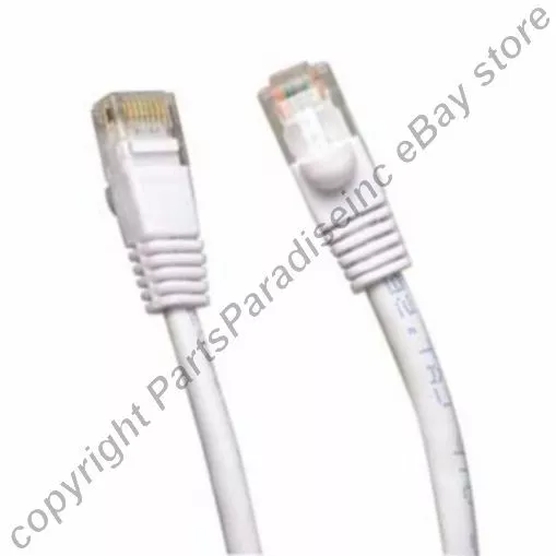 Lot2 7ft RJ45 Cat5e Ethernet Lan Cable/Cord/Wire{WHITE{F