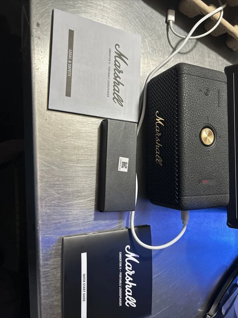 Marshall Emberton II Portable Bluetooth Waterproof Speaker - Black Brass
