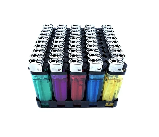 ACCENDINI ATOMIC F2 HC ANTIVENTO TURBO RICARICABILI - BOX DA 50 Accendini Ricaricabili - Foto 8