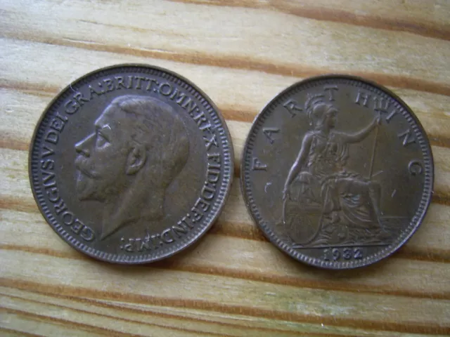 FARTHINGS GB Great Britain Victoria George Elizabeth Farthing Choice