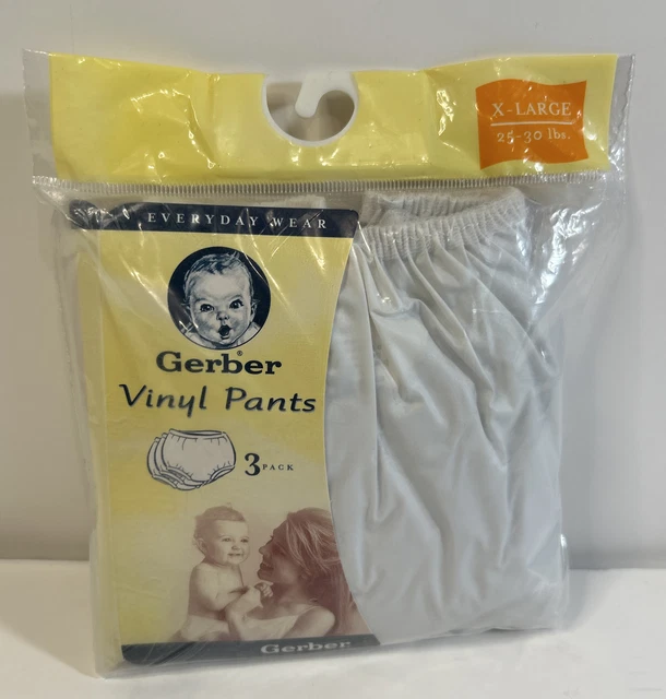 Vintage Gerber Baby Diaper Plastic Training Pants Underwear Toddler X Large H3