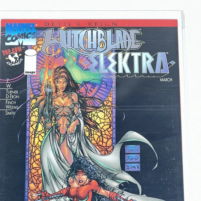 Witchblade Elektra Devil’s Reign Chapter Six Marvel/Top Cow/Image Comics 1997 3