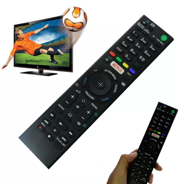 Replacement TV REMOTE CONTROL For SONY TV NETFLIX 4K Bravia Ultra HD Smart