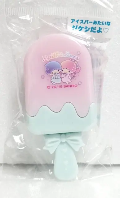 Borrador Little Twin Stars con estuche en forma de hielo SANRIO 2019 Raro