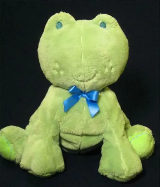 BABIES R US Frog 10 Plush Green Lovey Baby Stuffed Animal Soft