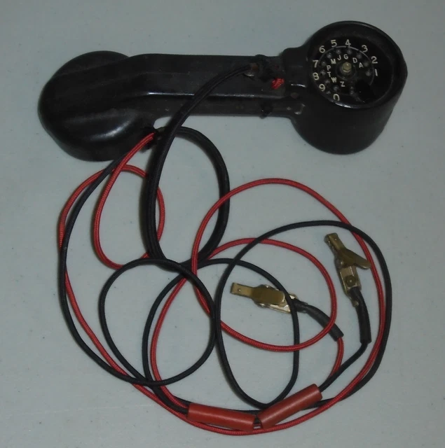 Vintage Bell System Western Electric Handset Phone Lineman Tester UNTESTED