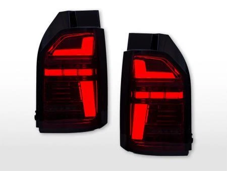 Set fanali posteriori a LED VW T6 anno 16-19 porte a battenti rosso/fumé