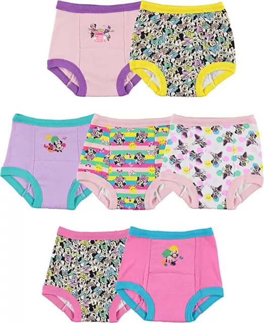 Disney Minnie Mouse Baby Girl Toddler Potty Training Safe Pants Licensed 18-22kg