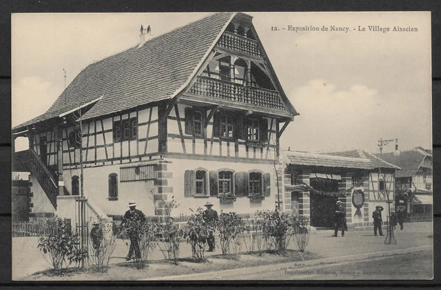 Postcard Nancy Meurthe et Moselle, Exposition 1909, Le Village Alsacien, 12