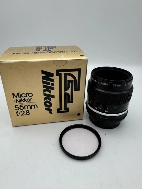 NIKON MICRO NIKKOR 55mm 2,8 AI-S AI AIS NIKON FM FM2 FM10 FM3a FE FE2 | UK