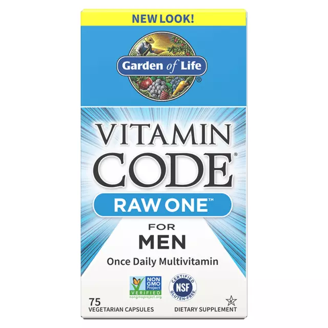 Garden of Life Vitamin Code Raw One for Men - 75 Kapseln