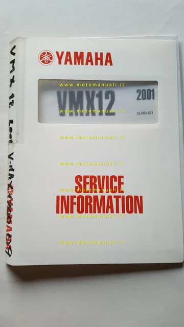 Yamaha V MAX 2001 Service Information manuale officina ITALIANO originale