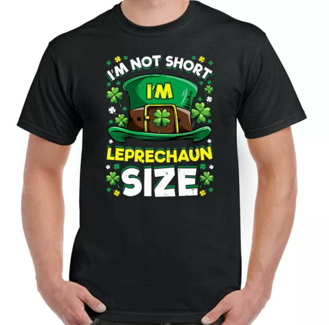 St PATRICK Jour, I'M Pas Court Leprechaun Taille Paddys Unisexe T-Shirt Irlande