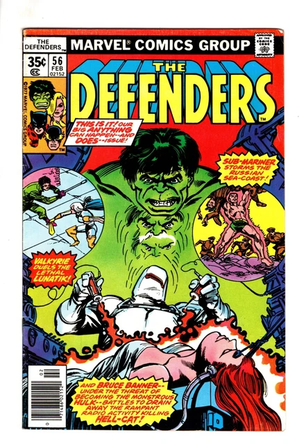 The Defenders #56 - Valkyrie battles Lunatik!
