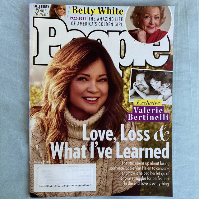 PEOPLE MAGAZINE 2022 Valerie Bertinelli Eddie Van Halen Betty White