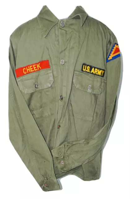 Korean War era US 7th Army Long Sleeved Shirt (Soldier Identified)