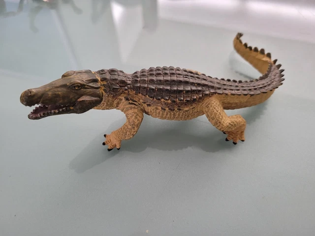 Safari Ltd Crocodile Toy Wild Safari Wildlife 1996 Original Retired Paint
