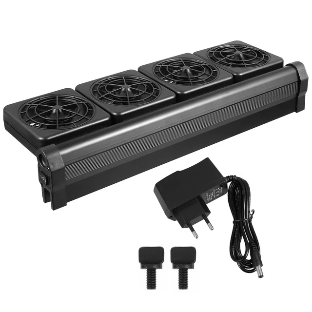 Enfriador de acuario ajustable para agua salada fresca tanque de peces enfriador de aire