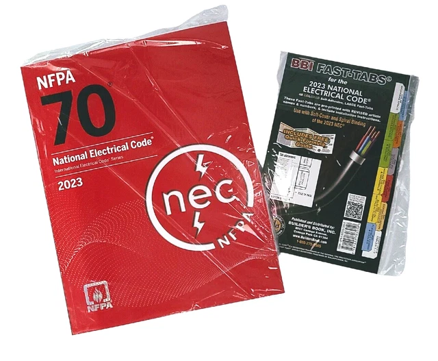 NFPA 70 2023 National Electrical Code NEC Handbook with 2023 BBI Fast