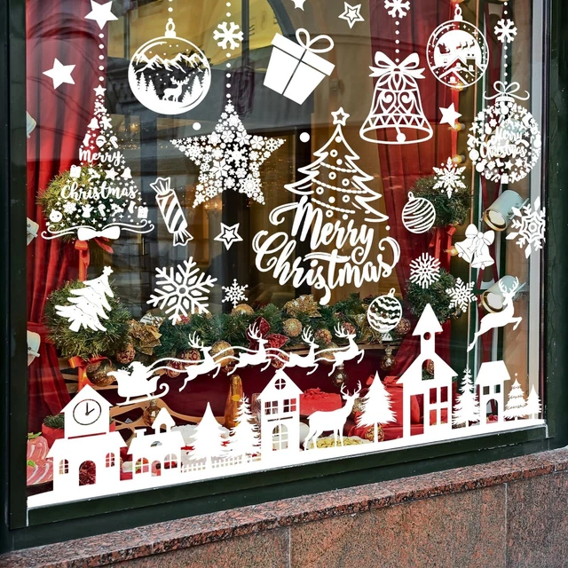Fensterbilder Weihnachten Selbstklebend, 202 Stk We Produktbild-Vorschau 3