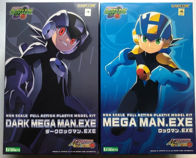 Rockman EXE MEGA MAN Dark Rockman set plastic model kit KP531 KP532 from JP Toy
