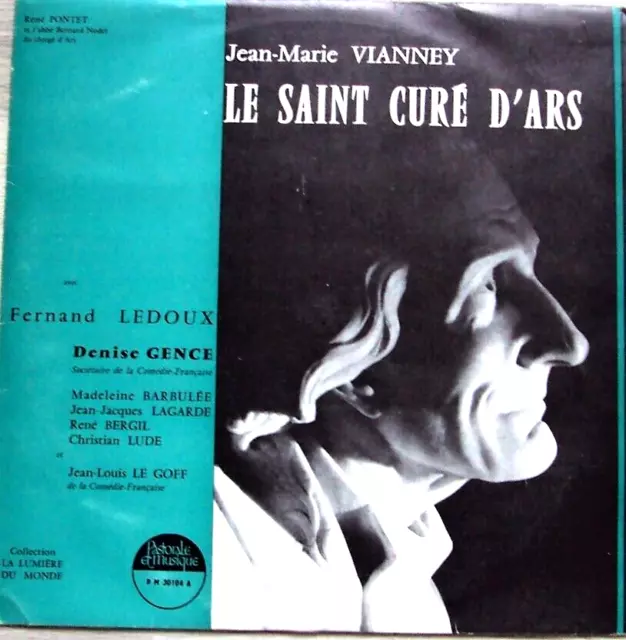 Disque vinyle LP 33t / 30cm – Jean-Marie Vianney, le Saint curé d’Ars       D691