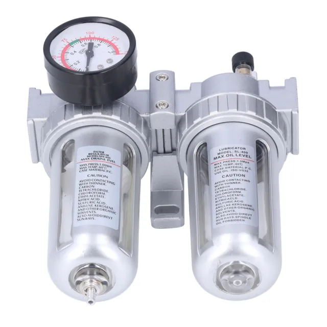 G1/2in 1Mpa filtro compressore aria regolatore olio acqua con manometro
