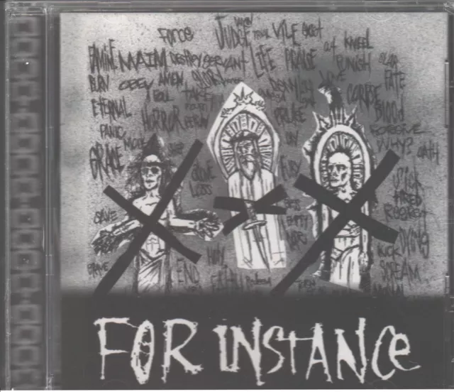 FOR INSTANCE Self Titled CD 2001 Punk / Hardcore Hard To Find!