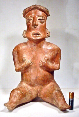 Pre-Columbian Nayarit Female Figure Ex: Sotheby's '77 3