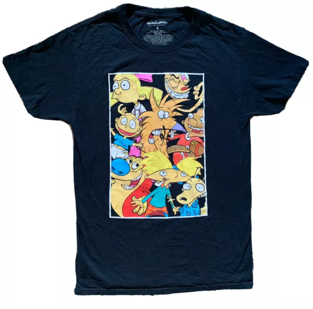 NICKELODEON 90S NICK shows hey Arnold rugrats rocko men's t shirt S ...