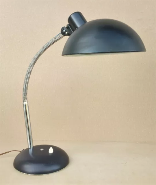 Ancien lampe de bureau ARTICULEE flexible abat-jour SOUCOUPE vintage industriel