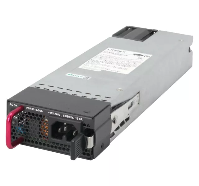 HPE Aruba X362 1110W 115-240VAC to 56VDC PoE Power Supply JG545A