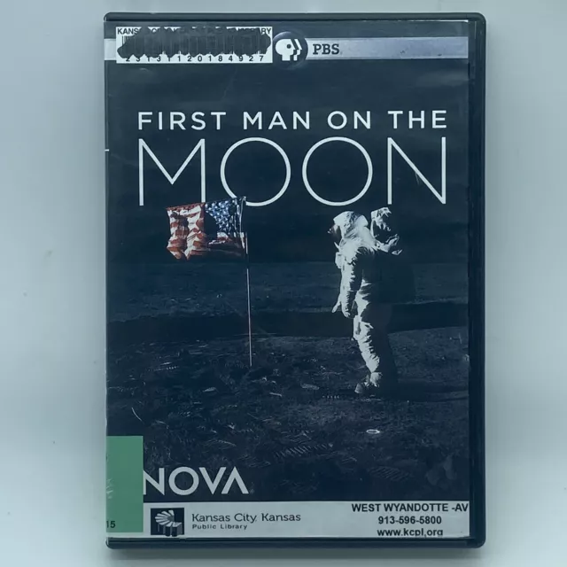 NOVA: First Man on the Moon DVD OOP PBS WGBH 2014 Neil Armstrong (EX-LIBRARY)