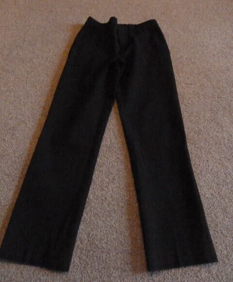 Pantaloni da scuola neri M and S slim adatti a 1 età 10-11 anni (1)